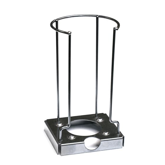 PORTOIR TOUT INOX DE RANGEMENT POUR 1 PILE DE 12 BOITES DE PETRI Ø 90 MM