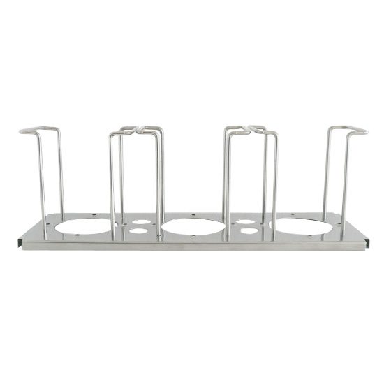 PORTOIR INOX 3 PILES DE 6 BOITES DE PETRI Ø 90 MM