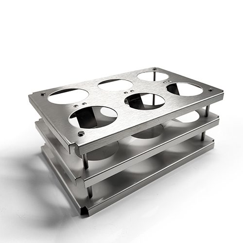 PORTOIR PINCES A RESSORTS  2 X 3 TROUS POUR TUBES MINERALISATION